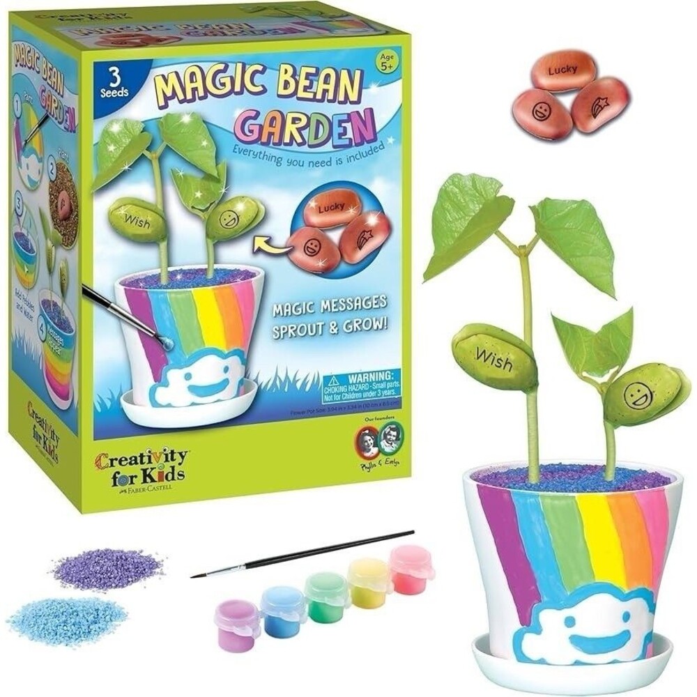 Creativity For Kids Magic Bean Garden Paint Plate Grow Kids Gift Learn Fun NEW
